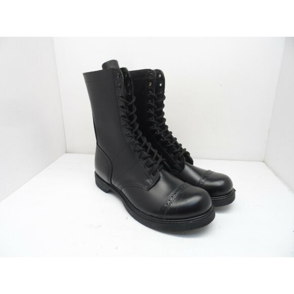 Corcoran Men's 10" Leather Jump Boots 975 *Made in USA* Black Size 9.5E - Picture 1 of 10